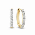 Classic Diamond Hoops