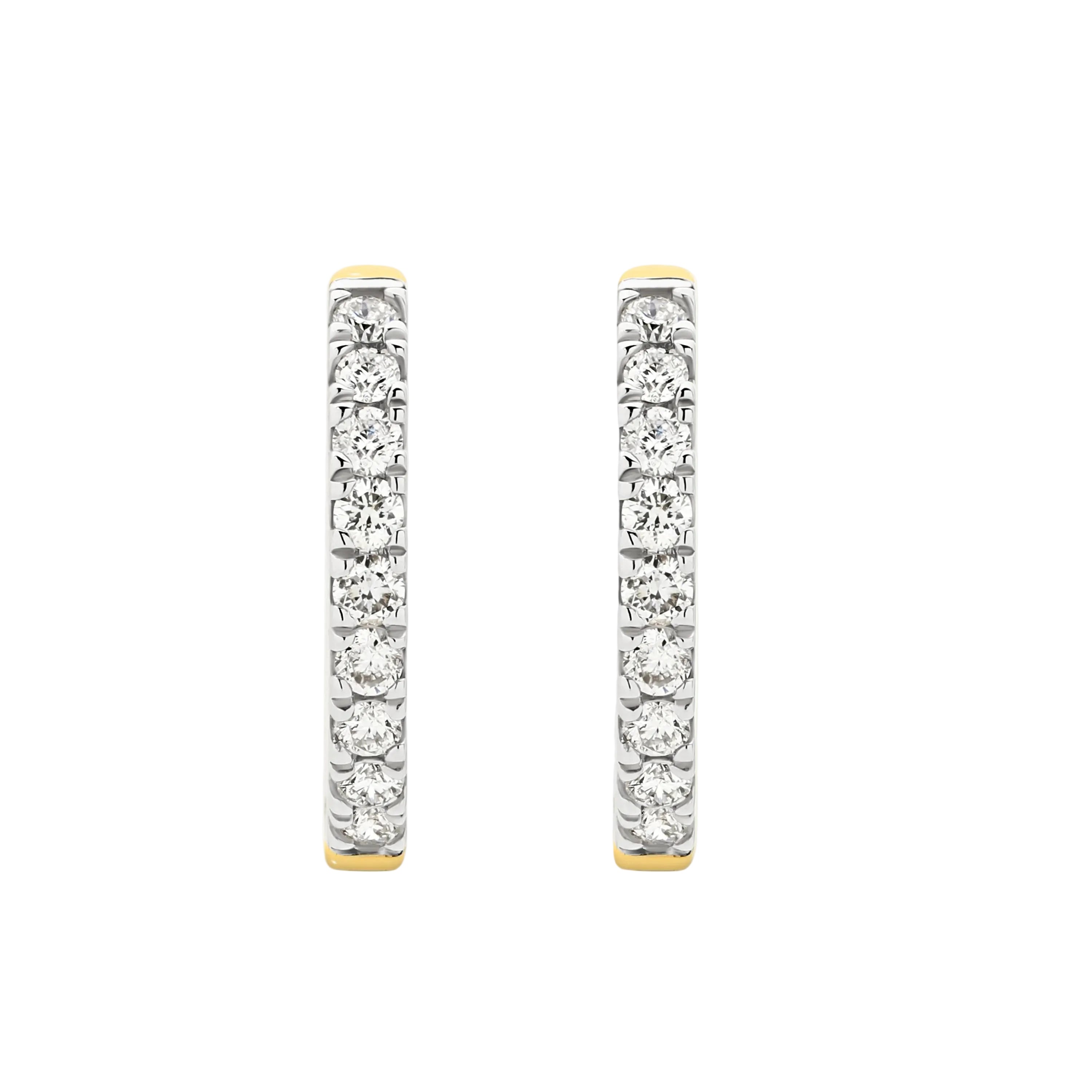 Classic Diamond Hoops