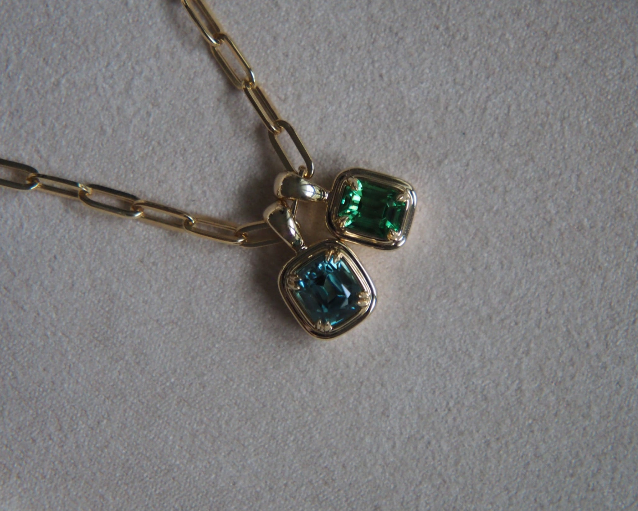 Juno Natural Tourmaline Pendant