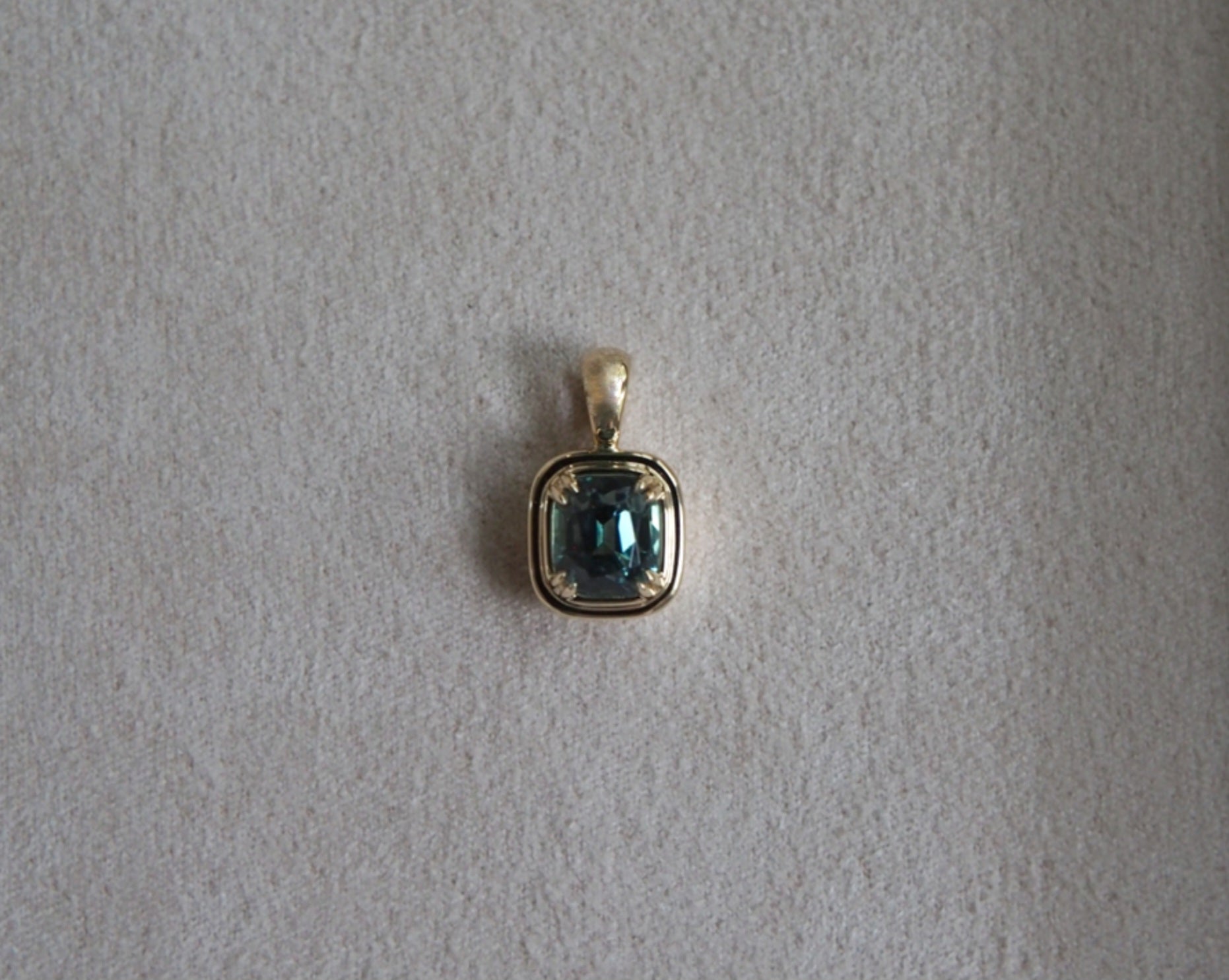 Juno Natural Tourmaline Pendant