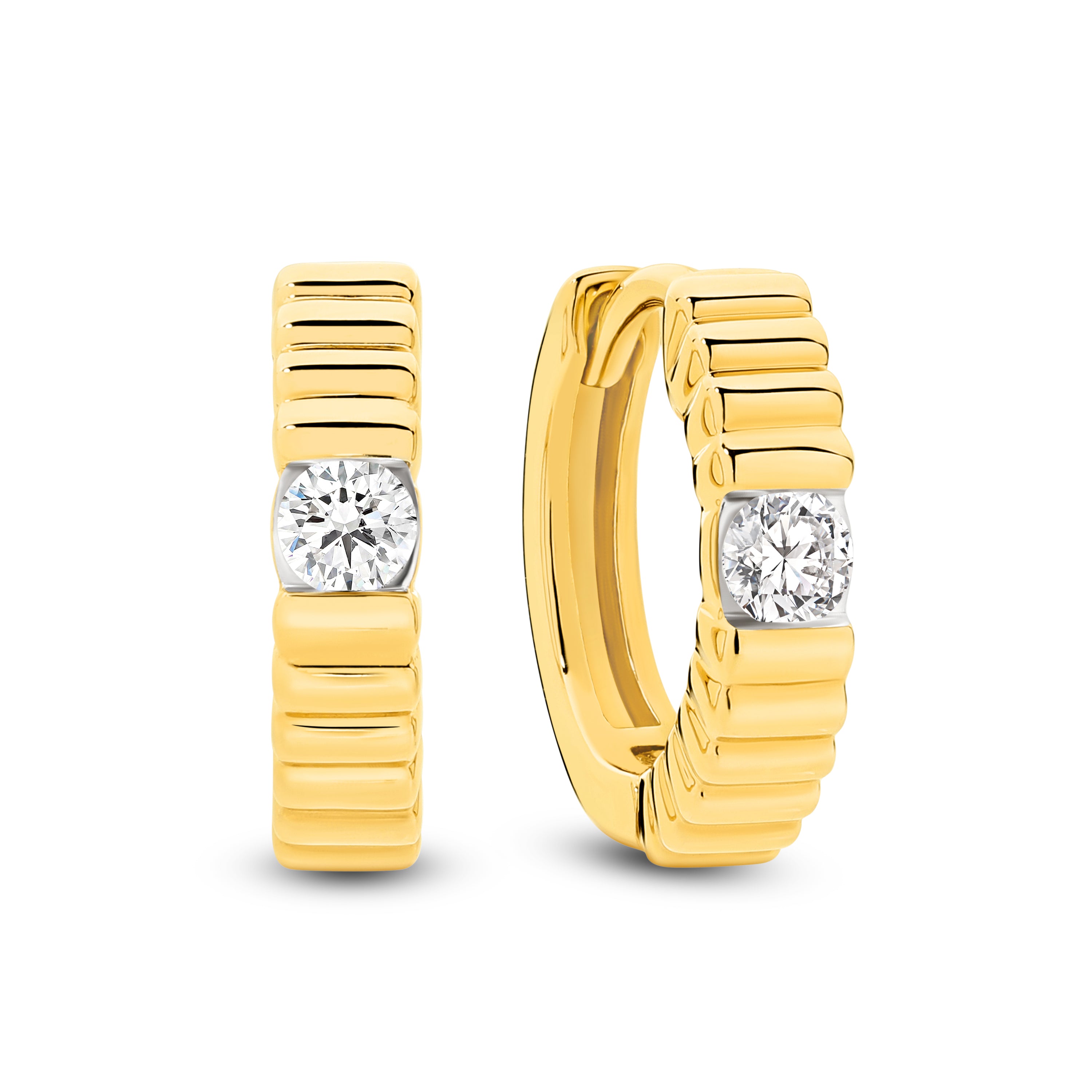 Ray Diamond Hoops