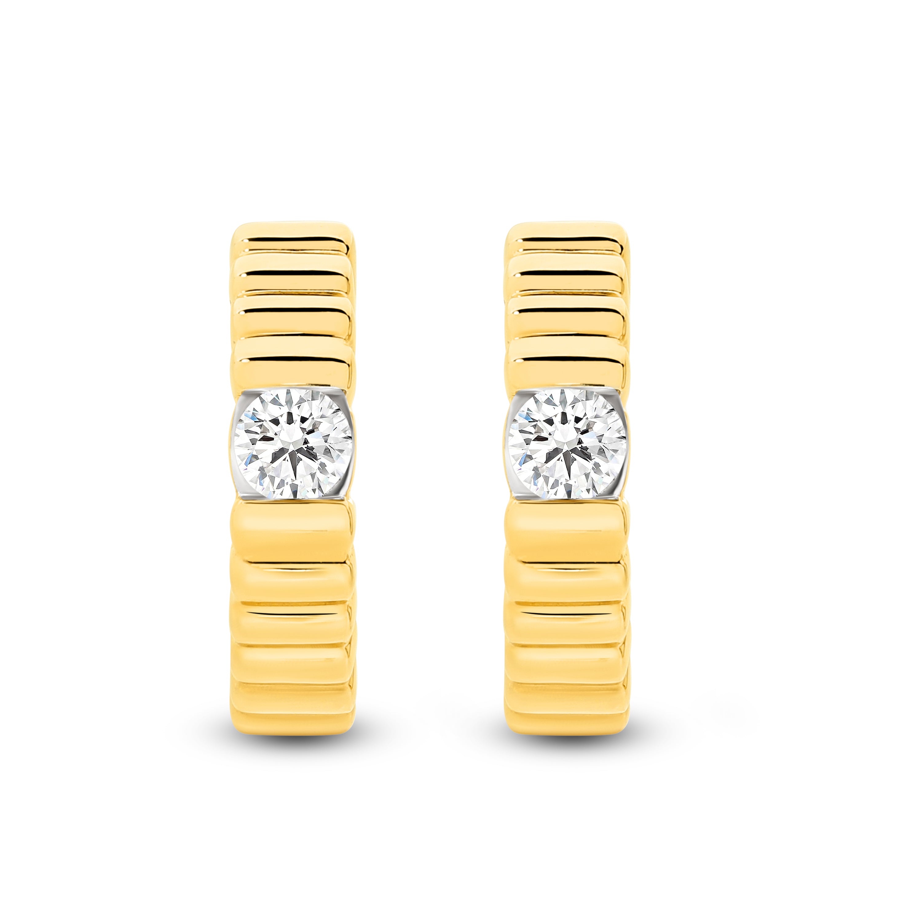 Ray Diamond Hoops