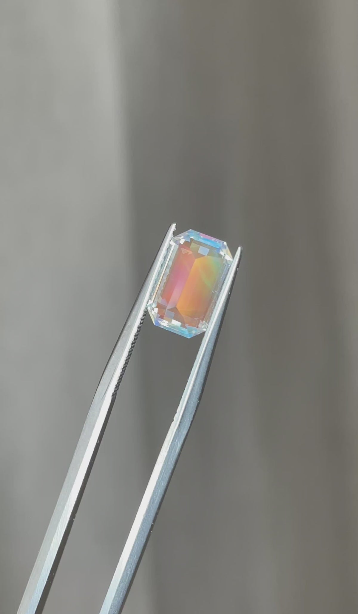 Moonstone with flash